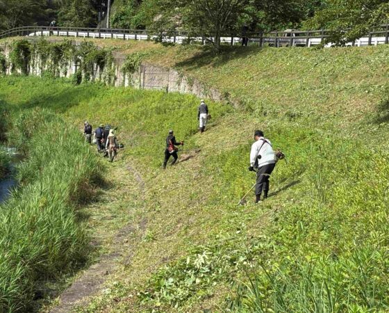 【7月25日　西紀北プロジェクト　遠方地区草刈り】